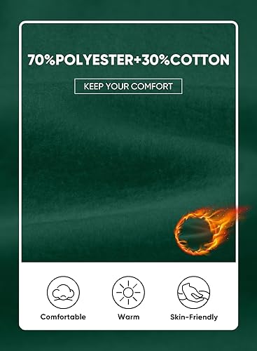 Mens Full Zip Casual Cotton Hooded - Image 4