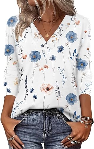 Tops Dressy Casual V Neck